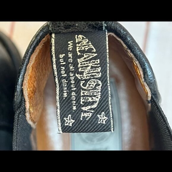 Sneaky Steve Black Leather Ankle Booties Sz 6 - Picture 12 of 12